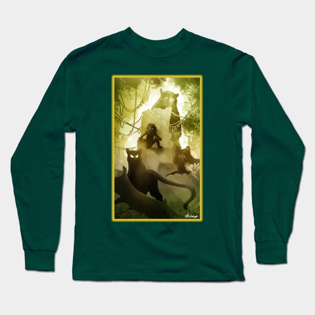 Little King of the Jungle Long Sleeve T-Shirt by DVerissimo